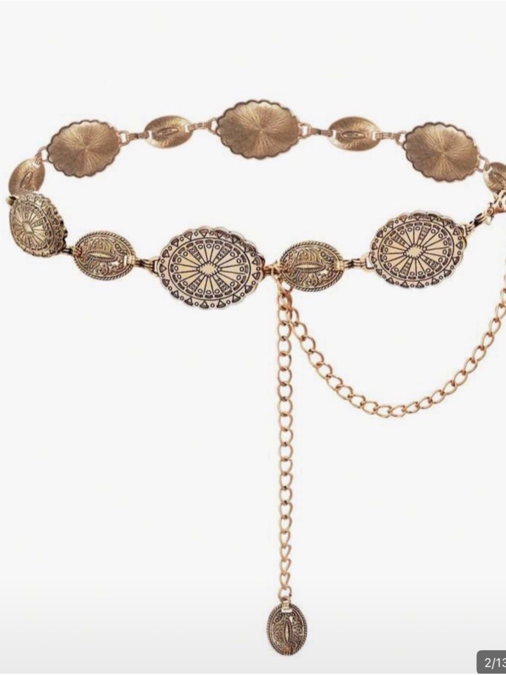 Gold Chain Belt - Picture 2 of 6